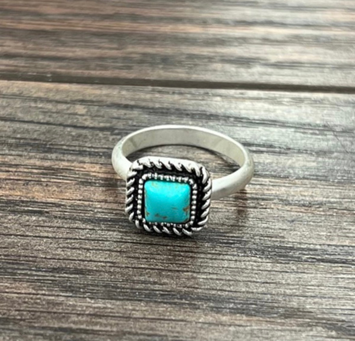 Fashion Vintage Square Turquoise Stones Rings for Men Feather Carving  Indian Accessories Jewelry Bague Masculine Cool Band Gift